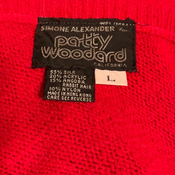 Patty Woodard Vintage Red Sweater - Picture 4 of 4